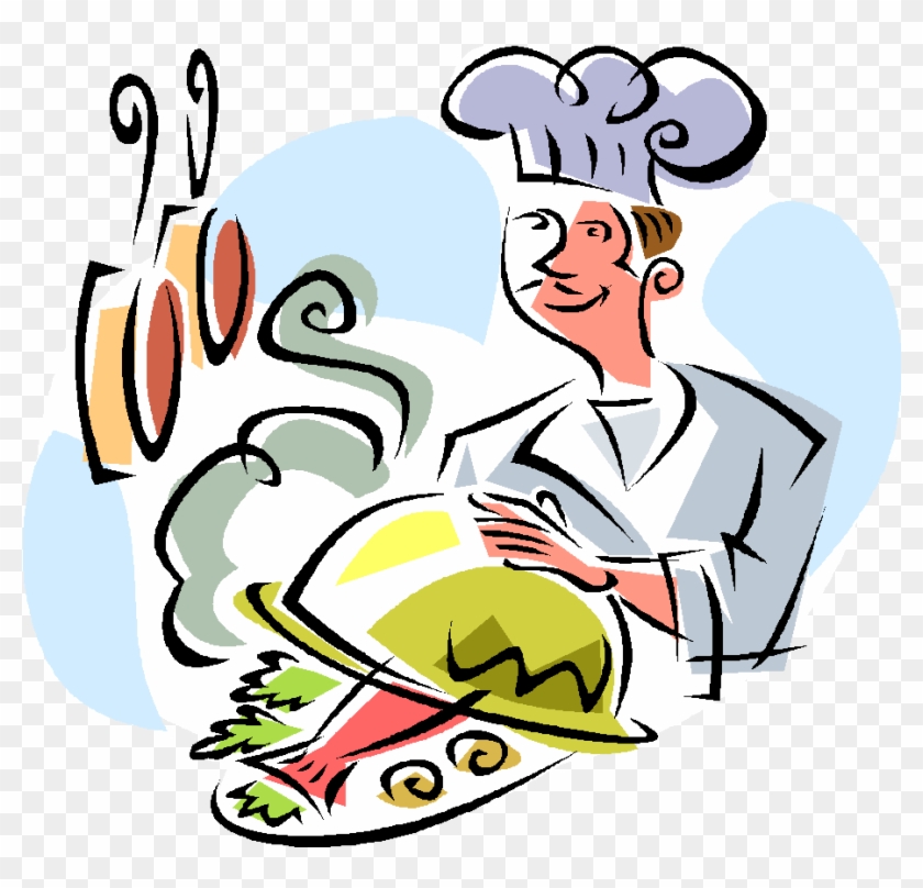 Chef Cartoon Cooking Clip Art - Restaurant Cartoon #1110371