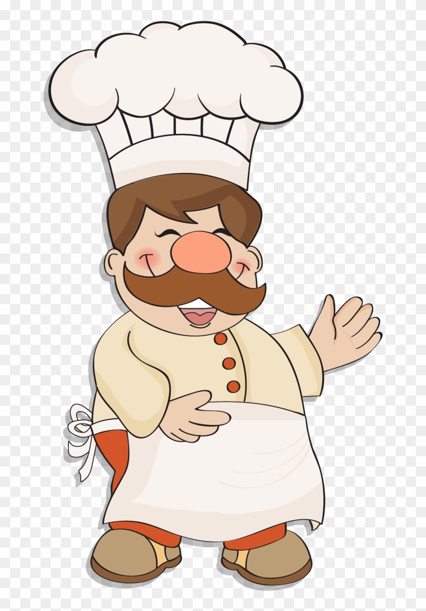 Ice Cream Chef Illustration - พ่อครัว การ์ตูน #1110389