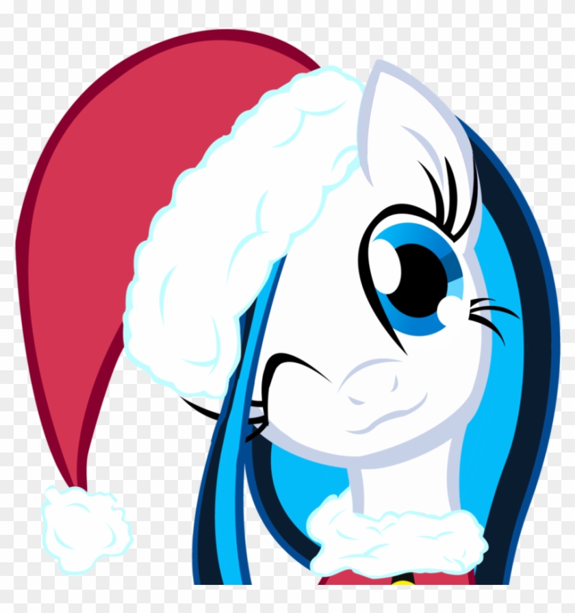 Melody Breeze In A Santa Hat By Hunterz263 - Pony Friendship Is Magic Christmas #1110410