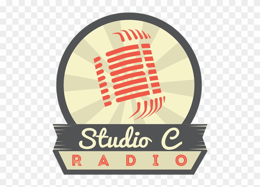 Studio C Radio Logo Design - Radio Logo Design Png #1110458