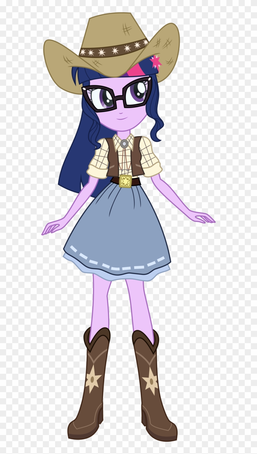 Fim/twilight Sparkle Hasbro Original From Screenshot - Equestria Girls Cowgirl #1110703