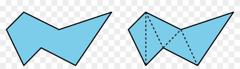 Here Is A Polygon With 7 Sides And One Way To Break - Triangle #1110721