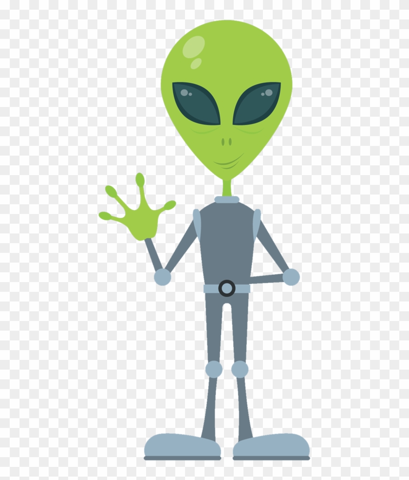 Goodly Green Alien Men's T-shirt - Sticker #1110859