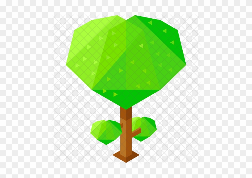 Heart Shaped Tree Icon - Illustration #1110861