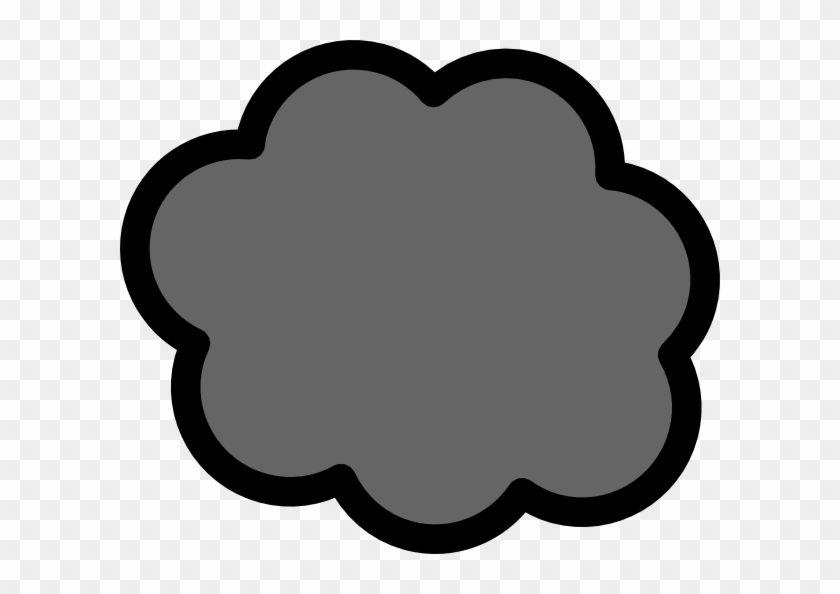 Gray Clouds Clipart 3 By Aaron - Cloud Of Smoke Cartoon #1110894