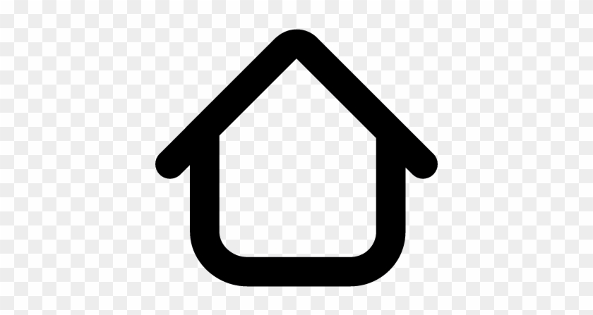 Blank House Vector - Home Icon Outline #1110965