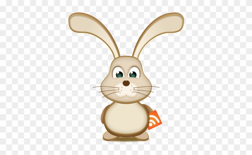 Easter Bunny Rss Icon Png - Easter Bunny Vector Png #1110985