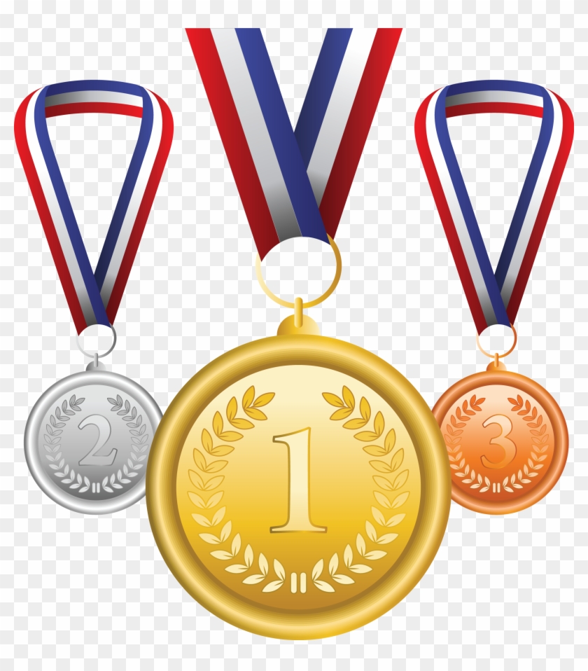 Gold Medal Olympic Medal Bronze Medal Clip Art - Medals Png Clip Art #1111211