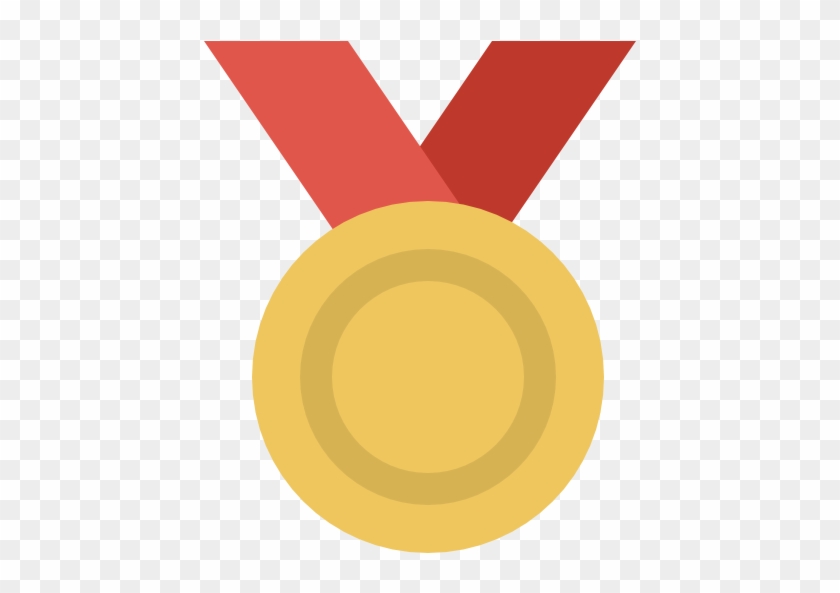 Gold Medal Free Icon - Gold Medal Icon Png #1111271