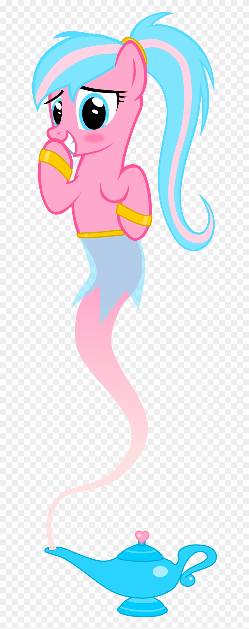 Theomniwriter, Blushing, Genie, Genie Pony, Get, Grin, - Theomniwriter, Blushing, Genie, Genie Pony, Get, Grin, #1111447