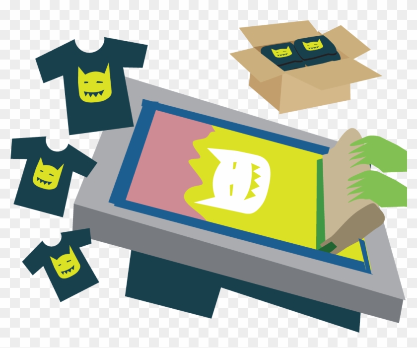 We Print T-shirts - T Shirt Printing Clip Art #1111457