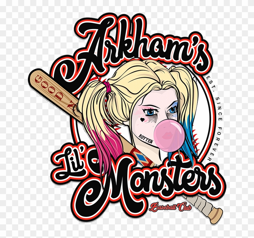 Arkham's Baseball Club T-shirt Design For - Teepublic Com Harley Quinn #1111459
