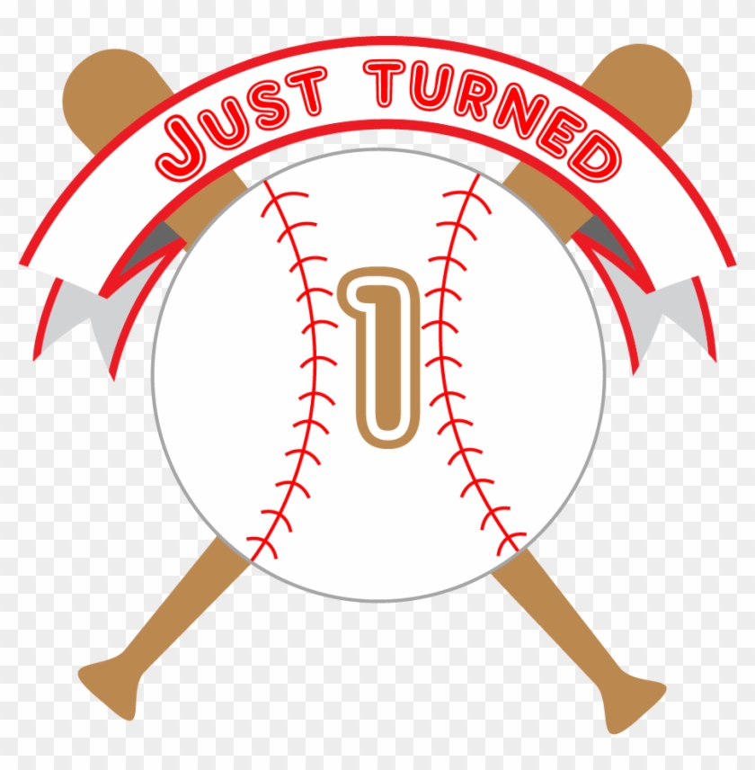 Just Turned 1 Baseball 3/4 Sleeve - Raglan Sleeve #1111461