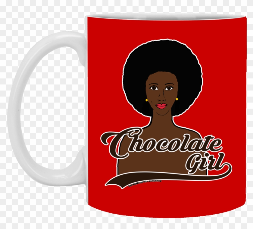 Chocolate Girl White Mug - Mug #1111492