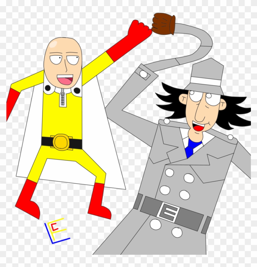 One Punch Man And Inspector Gadget By Creativecuquilu - Cartoon #1111543