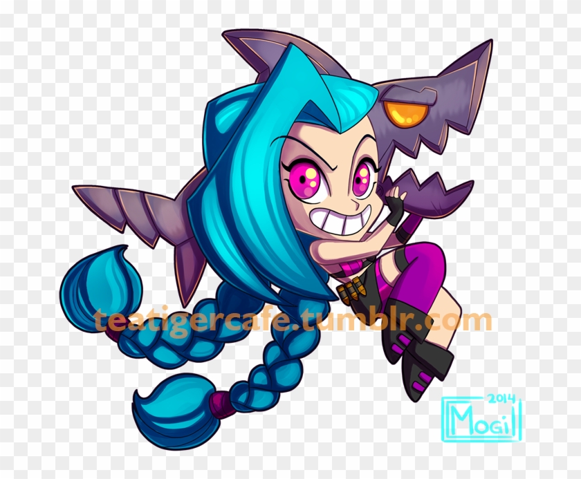 Lol Jinx Chibi By Tea-tiger - Lol Jinx Chibi #1111826