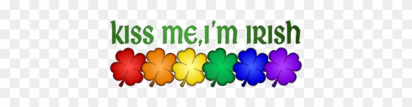 Pride Kiss Me I'm Irish - Shamrock Pride Rectangle Magnet #1111827