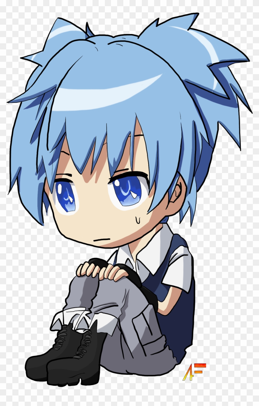 Nagisa Shiota Assassination Classroom Itona Manga Chibi - Assassination Classroom Nagisa Chibi #1111920