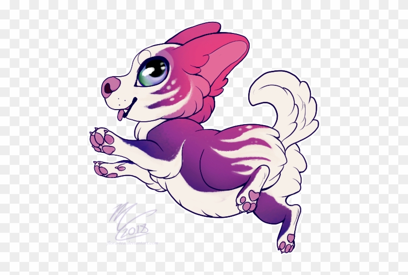 [sold] Purple Pupper By Flora-tea - Cartoon #1111932