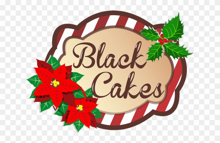 Logo Black Cakes - Christmas Flowers #1112013