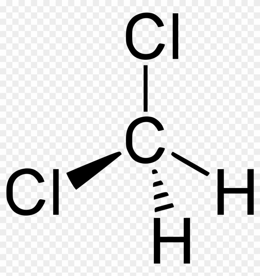 File Dichloromethane Svg Commons Structure Open Methylene - Cloruro De Metileno Estructura #1112080