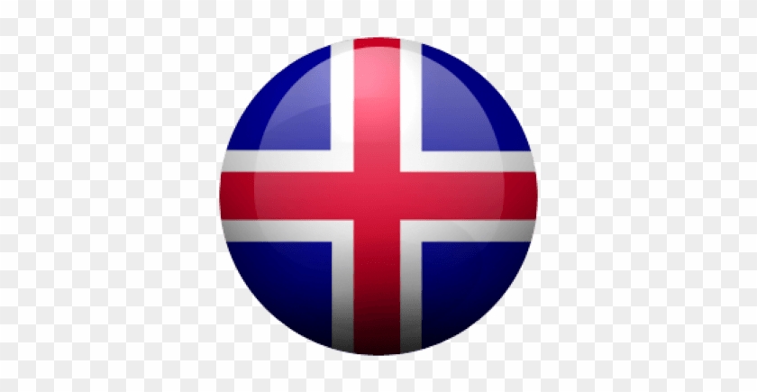 Iceland Flag Button #1112130