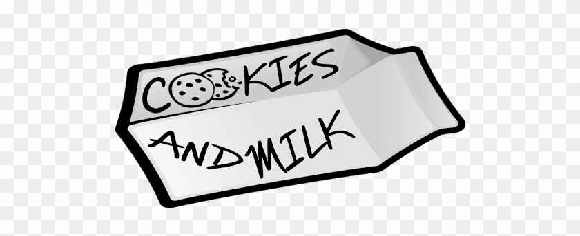 Enjoy The Finest Cookies And Milk That Downtown - Cookie Clip Art #1112317