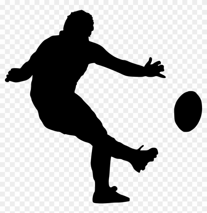 Rugby Player Silhouette - Rugby Silhouette #1112506