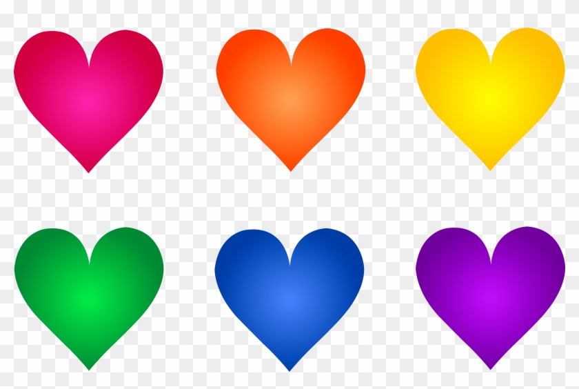 Rainbow Hearts Clipart 4 By Leslie Colored Heart Clipart Free Rainbow Hearts Clipart 4 By Leslie Colored Heart Clipart Free