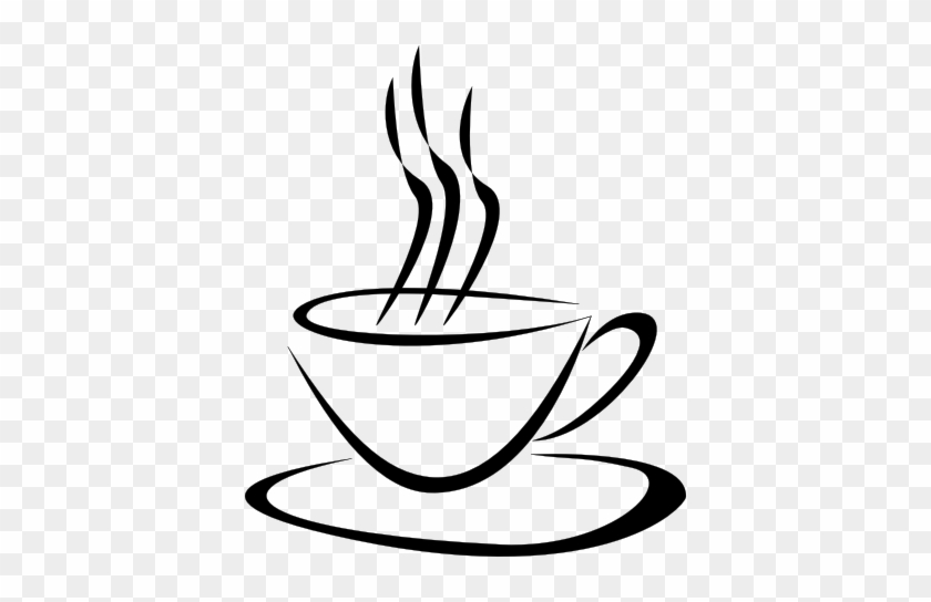 Steaming Coffee Mug Png Download Big Image Png Medium - Coffee Black And White #1112698
