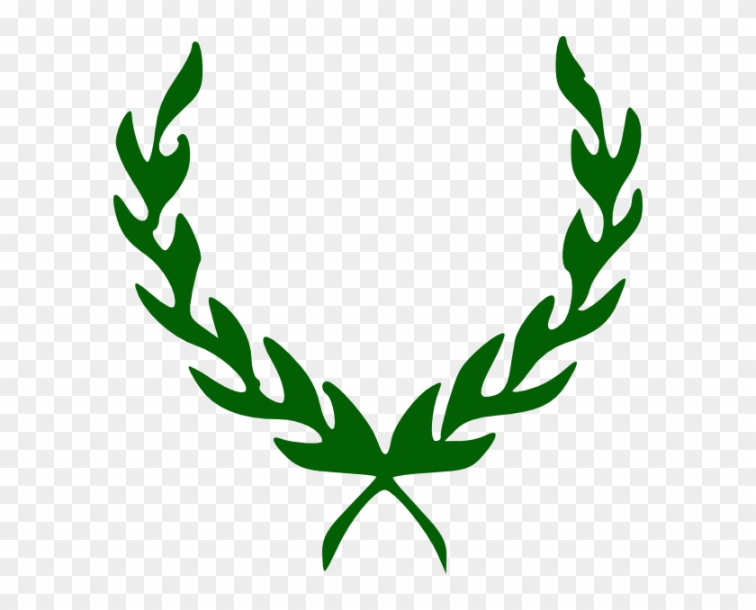 Green Laurel Wreath Clip Art At Clker - Laurel Clipart #1112859