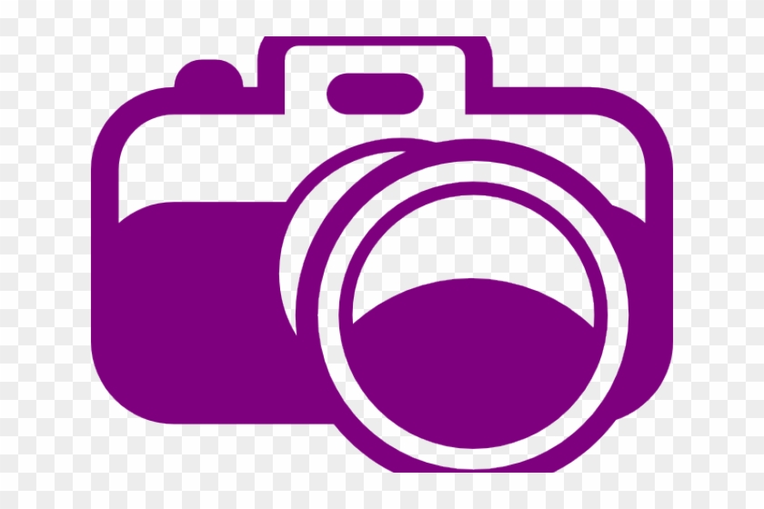 Photo Camera Clipart Purple Camera - Camera Clip Art #1112928
