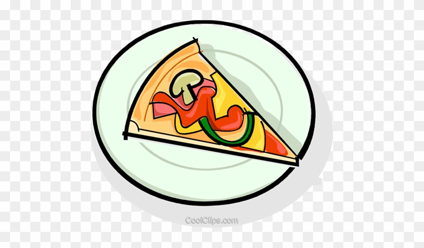 Index Of - Pizza On Plate Clipart #1113455