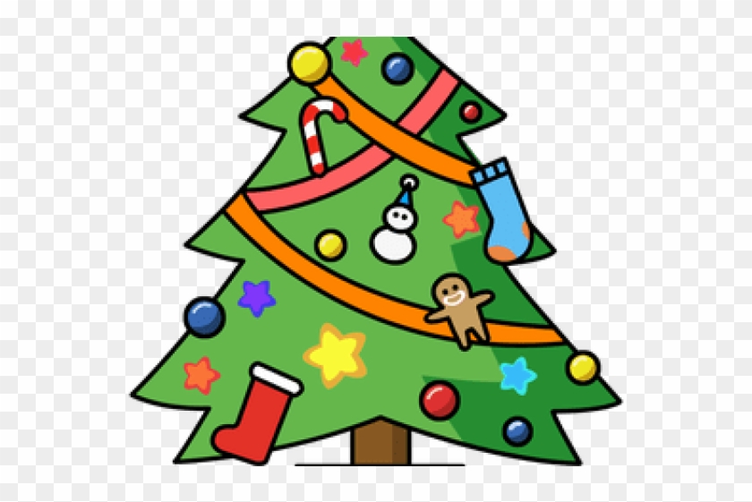 Christmas Tree Cliparts - Christmas Tree Ornament (round) #1113580