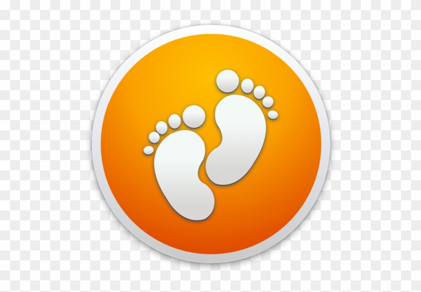 Footprint Infant Child - Footsteps Icon Circle Png #1113643