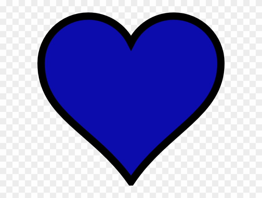 Blue Heart Clip Art At Clker - Blue Heart #1113645