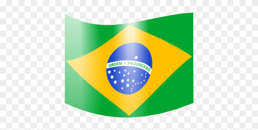 Brazilian Moving Flag - Moving Brazil Flag Gif #1113759