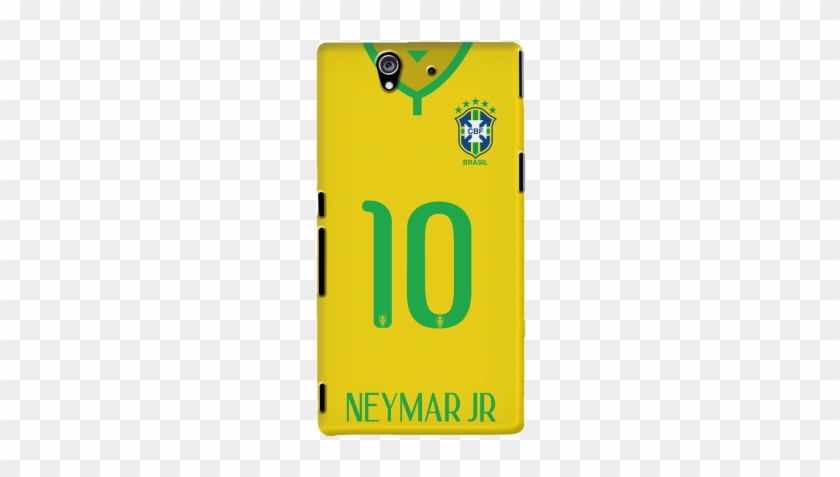 Brazil Neymar Jr Jersey Case For Sony Xperia Z - Brazil Football #1113813