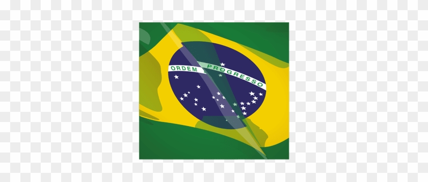 Brazil Flag Cartoon Transparent Png - Brazil Flag #1113842
