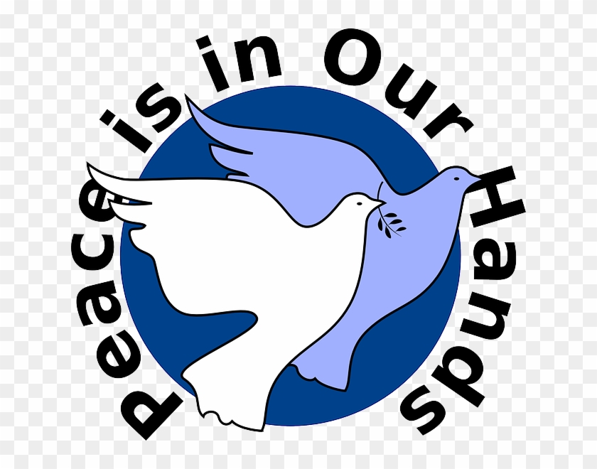 South, Symbol, Cartoon, Peace, Love, Dove, Help - Peace Is In Our Hands #1113997