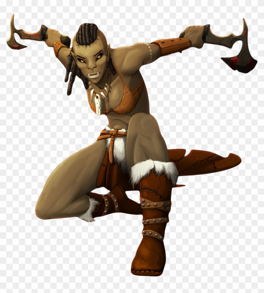 Orc Clipart She - Orc Female Png #1114136