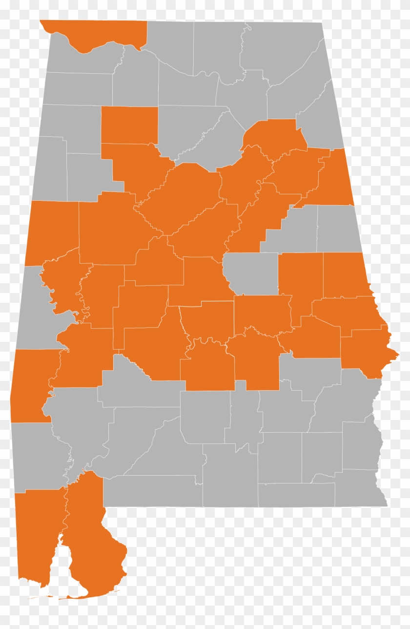 Autauga, Baldwin County, Bibb, Calhoun, Chambers, Chilton, - Physical Map Of Alabama #1114268