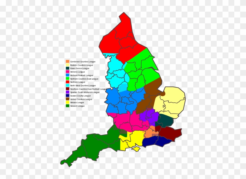 The Area Covered By The Hellenic Football League Is - Map Of British Accents #1114309