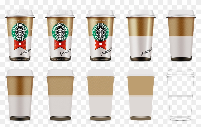 Starbucks Coffee Cup Vector - Starbucks #1114326