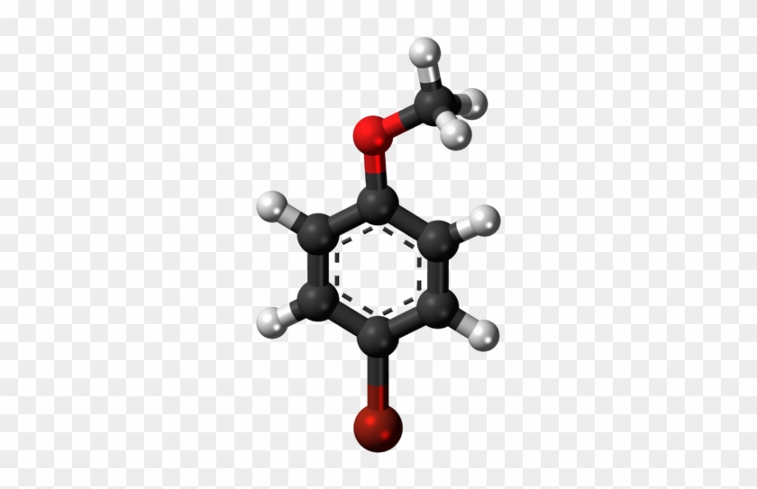 Bromoanisole 3d Balls - Amines Formula 3d #1114441