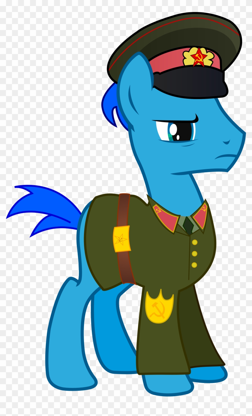 I've Just Vectored My Oc In Soviet Army Uniform - Mlp Ponies In Army Uniforms #1114461