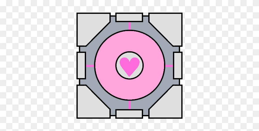 2d Weighted Companion Cube By Pseudospeed - Portal 2 Weighted Companion Cube #1114488