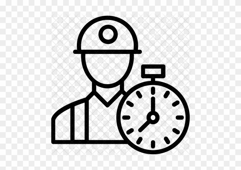 Work Time Icon - Industrial Security Icon #1114543