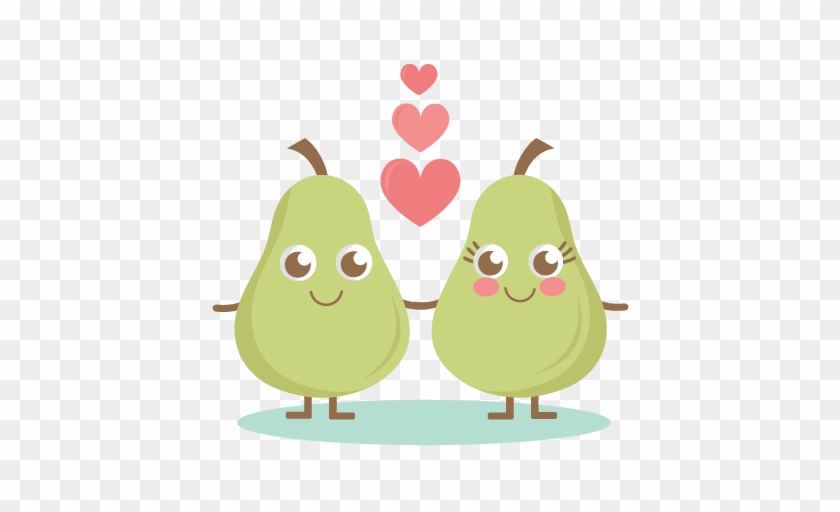 I ❤ Kawaii - Cute Pear Clipart #1114756