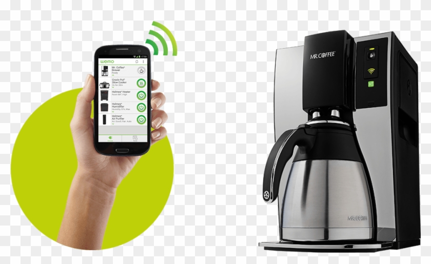 Two Brand Leaders - Mr. Coffee Smart Wifi-enabled Wemo 10-cup Optimal Brew #1114797